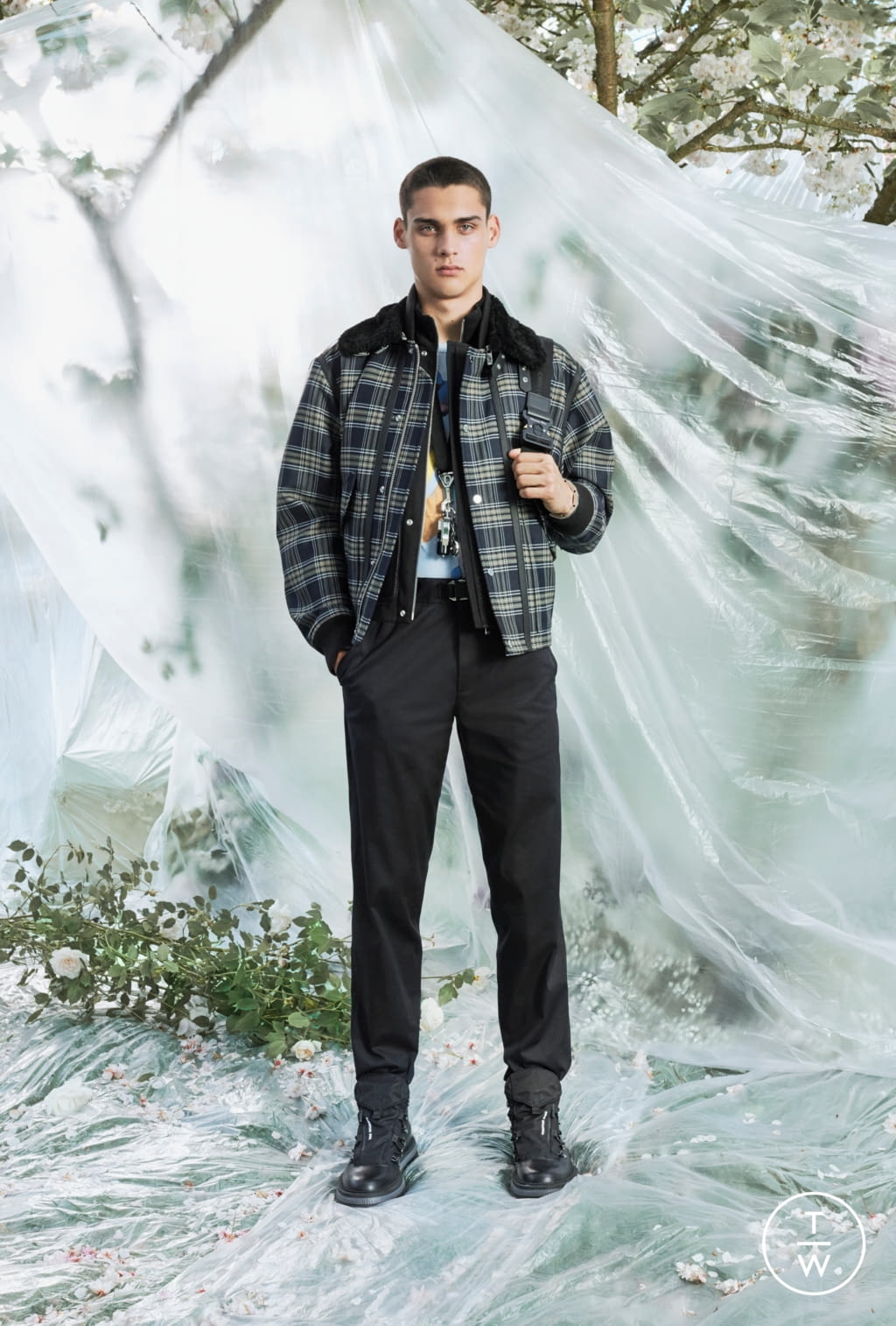 Fashion Week Paris Resort 2020 look 12 from the Dior Men collection menswear