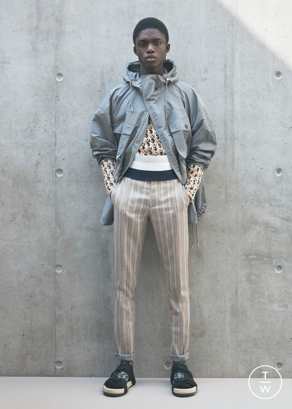 Fashion Week Paris Spring/Summer 2021 look 9 from the Dior Men collection menswear