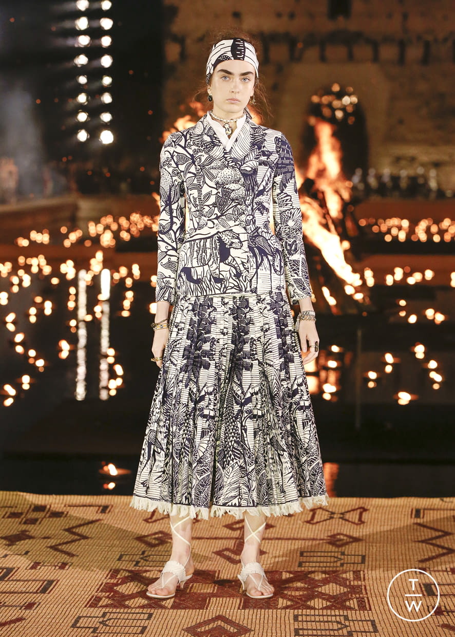 Fashion Week Paris Resort 2020 look 60 from the Christian Dior collection 女装