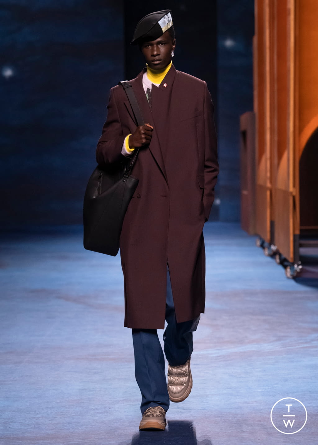 Fashion Week Paris Fall/Winter 2021 look 17 de la collection Dior Men menswear