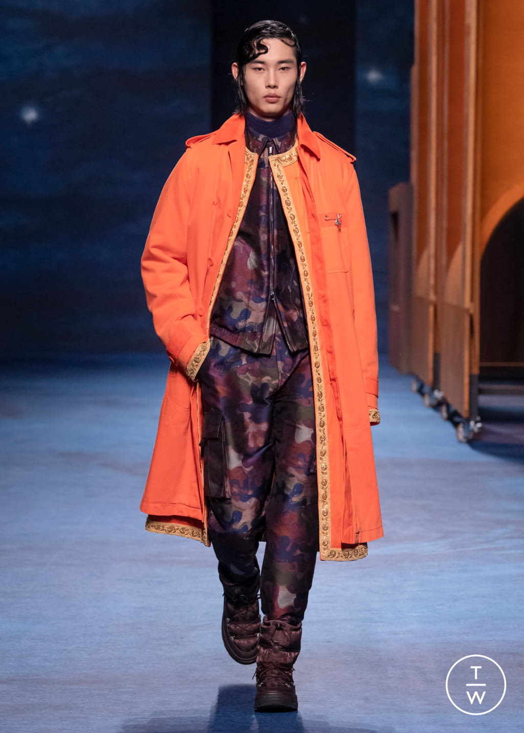 Fashion Week Paris Fall/Winter 2021 look 21 from the Dior Men collection menswear