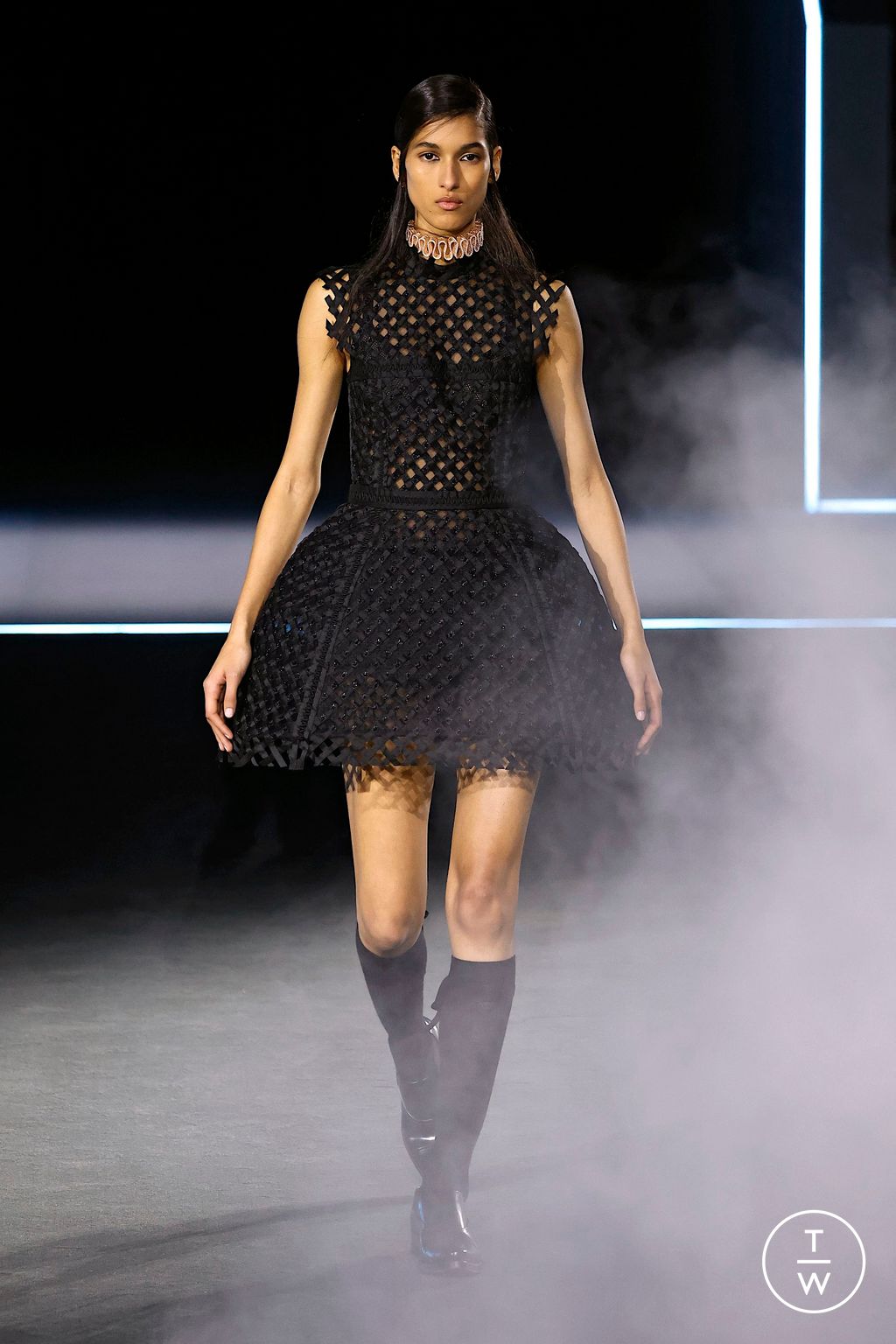 Fashion Week Paris Fall/Winter 2025 look 67 from the Dior collection womenswear