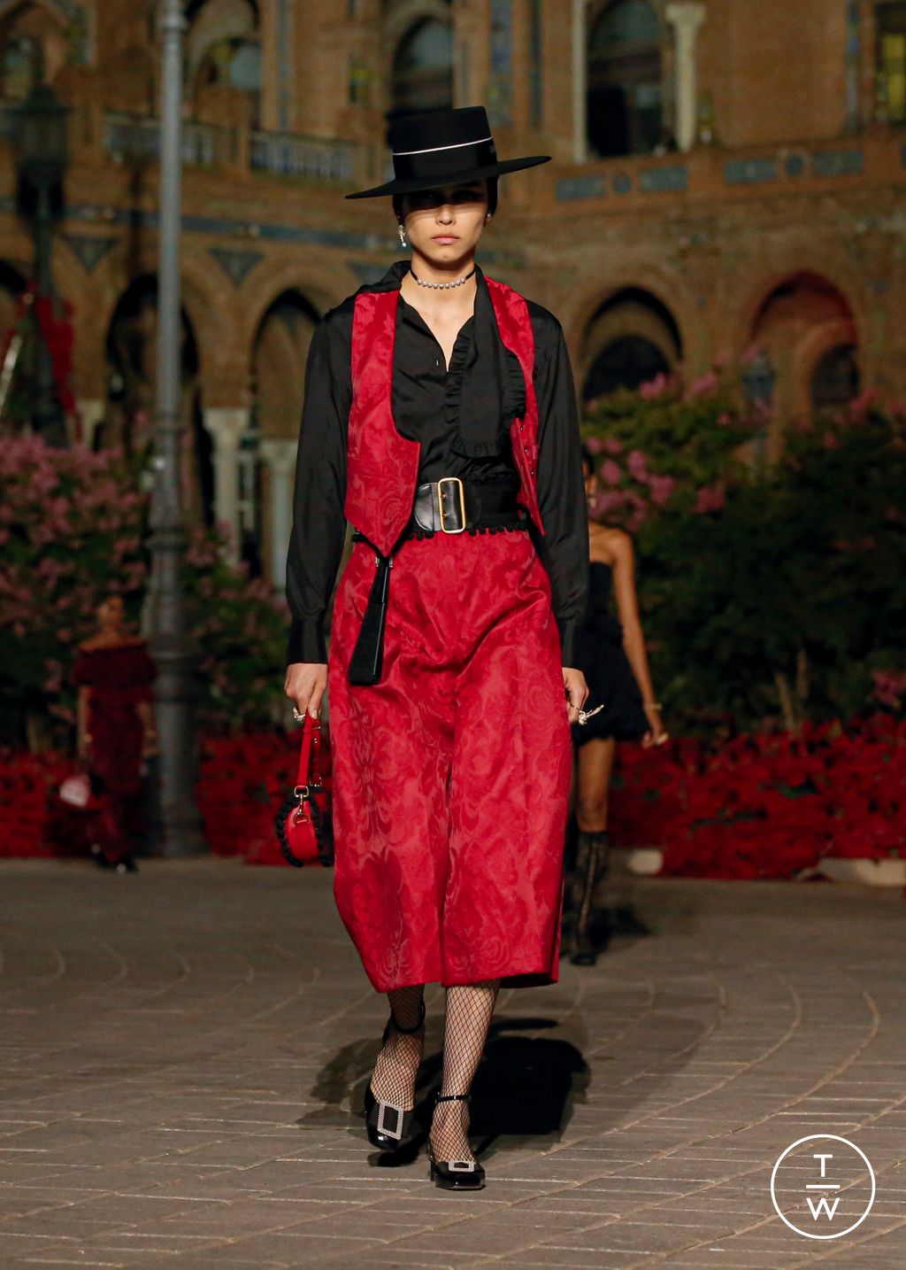 Fashion Week Paris Resort 2023 look 33 de la collection Christian Dior womenswear