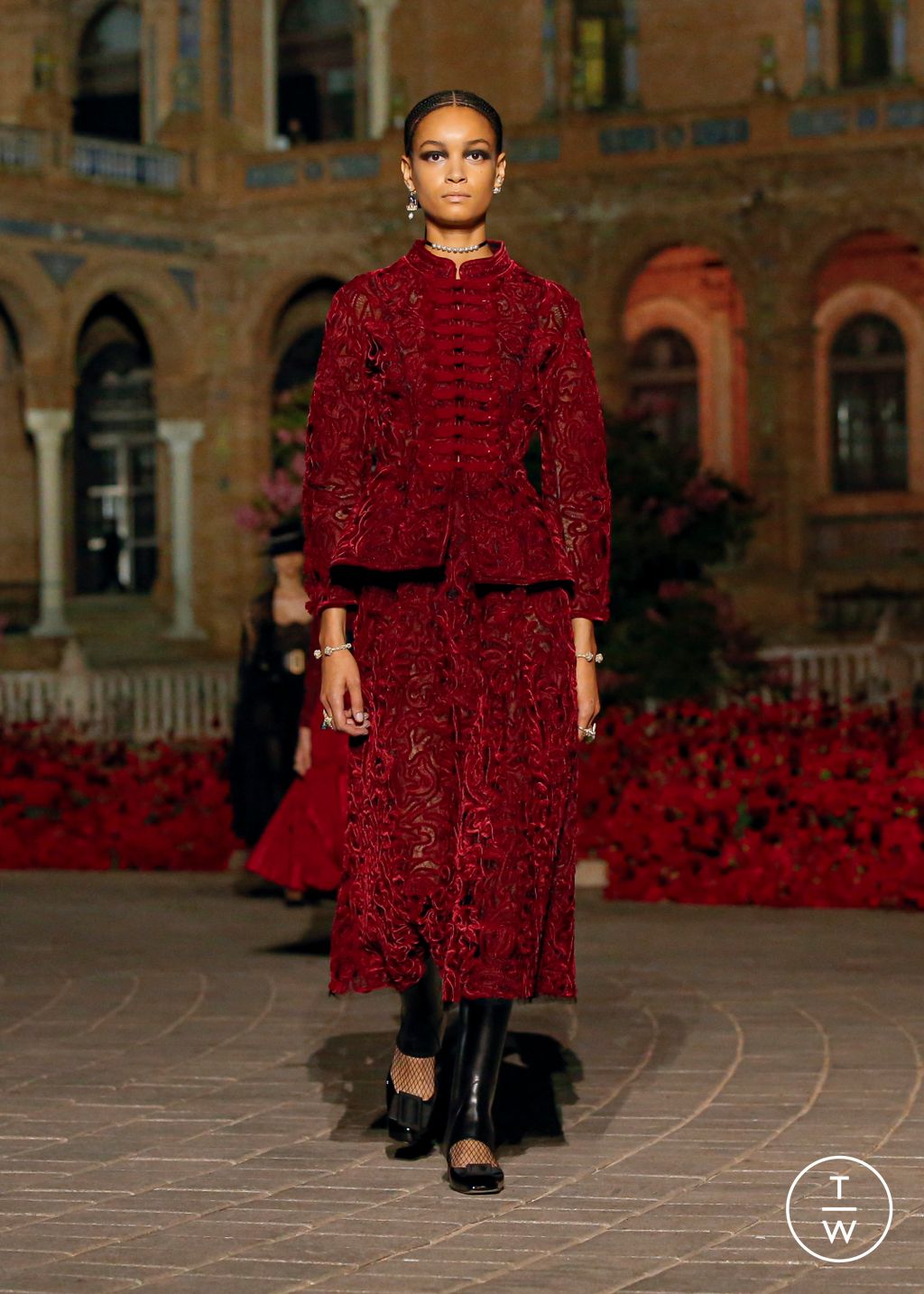 Fashion Week Paris Resort 2023 look 48 de la collection Christian Dior womenswear