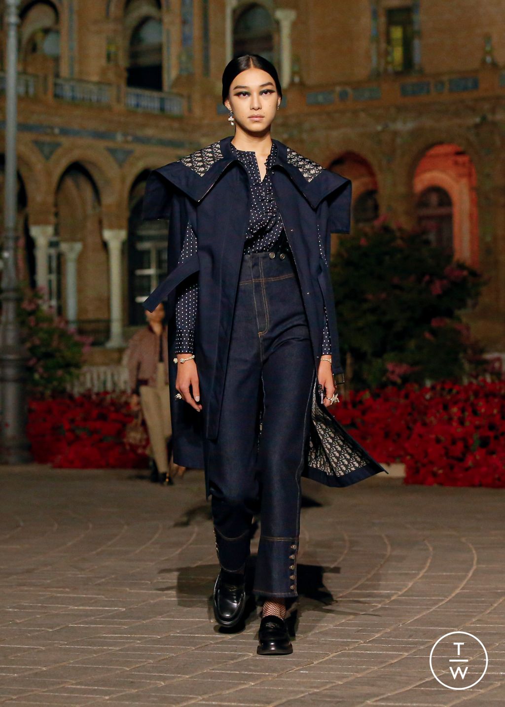 Fashion Week Paris Resort 2023 look 55 from the Christian Dior collection 女装