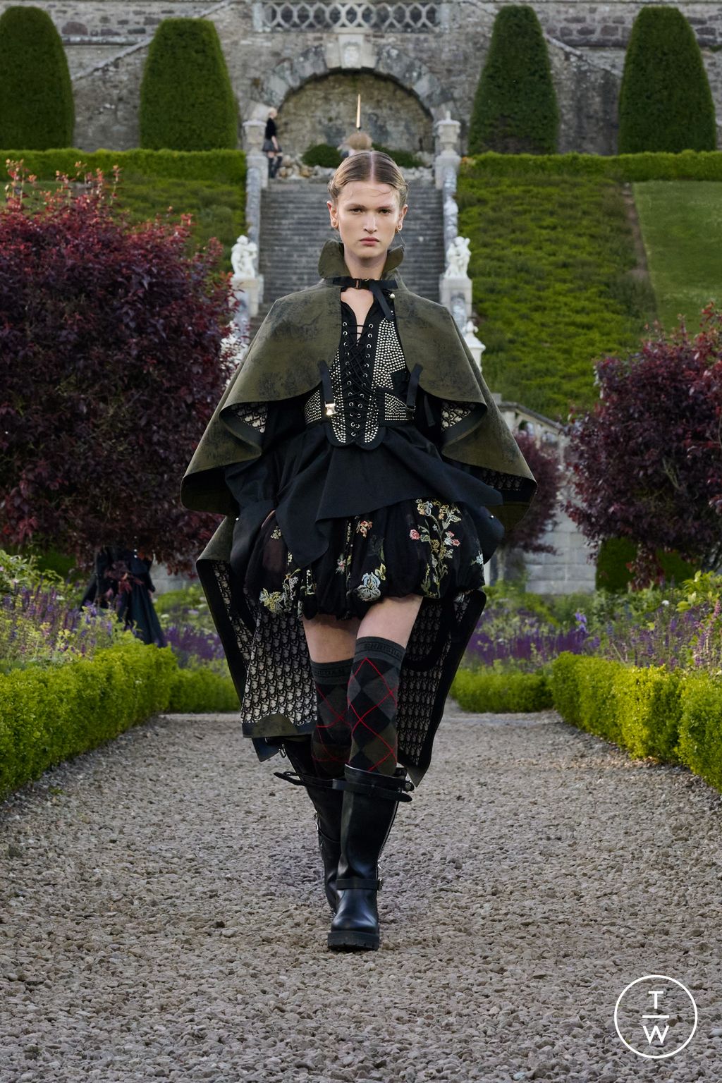 Fashion Week Paris Resort 2025 look 55 from the Christian Dior collection womenswear
