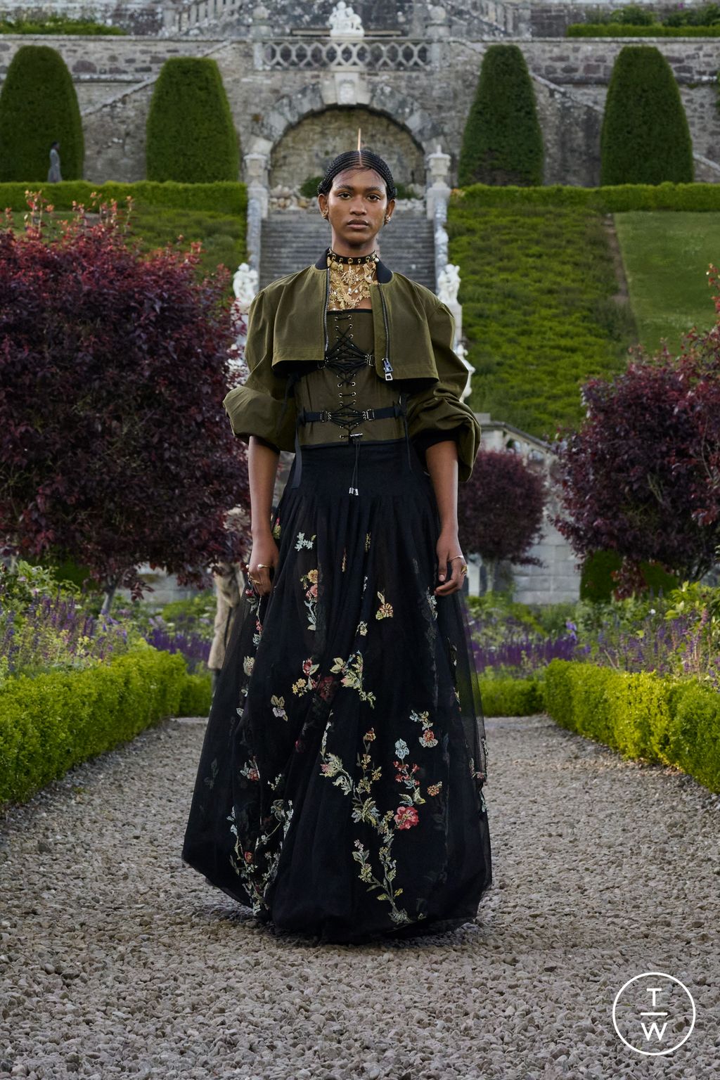 Fashion Week Paris Resort 2025 look 57 from the Christian Dior collection womenswear