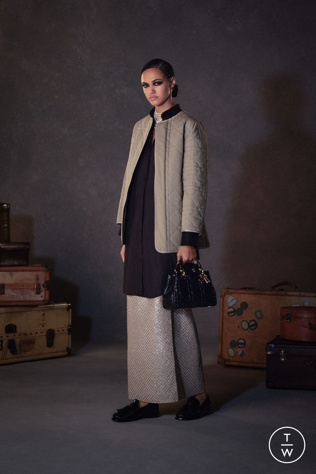 Fashion Week Paris Pre-Fall 2023 look 19 from the Christian Dior collection womenswear