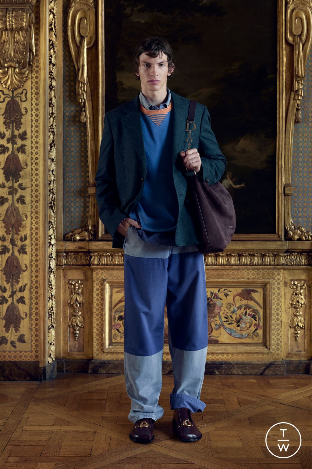 Fashion Week Paris Pre-Fall 2026 look 18 from the Dior Homme collection menswear