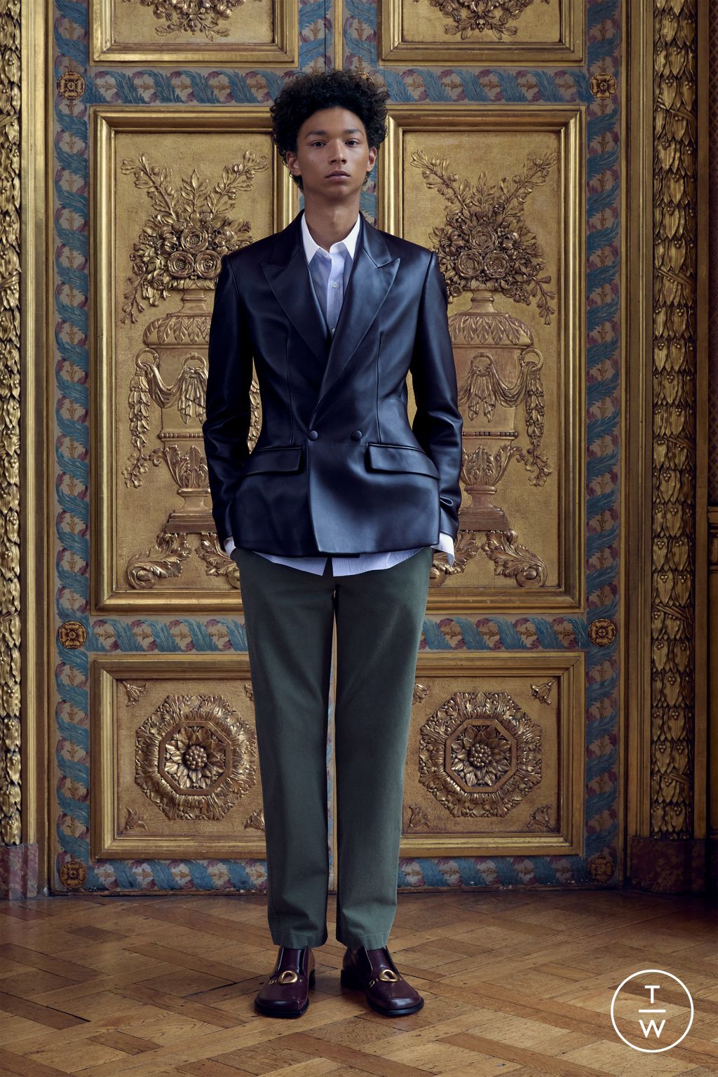 Fashion Week Paris Pre-Fall 2026 look 19 from the Dior Homme collection 男装