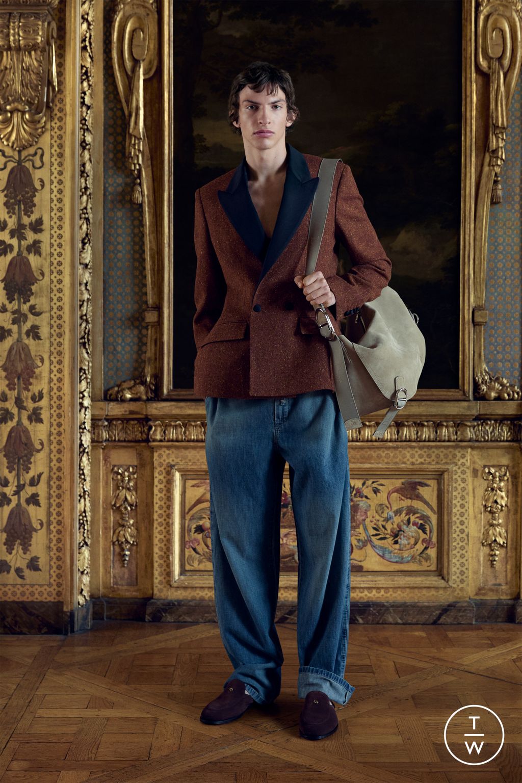 Fashion Week Paris Pre-Fall 2026 look 23 from the Dior Homme collection menswear