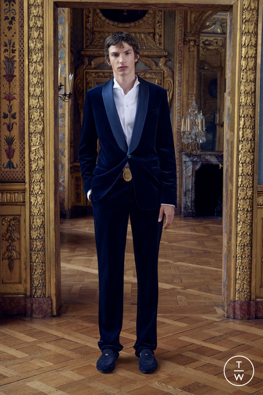 Fashion Week Paris Pre-Fall 2026 look 26 from the Dior Homme collection menswear