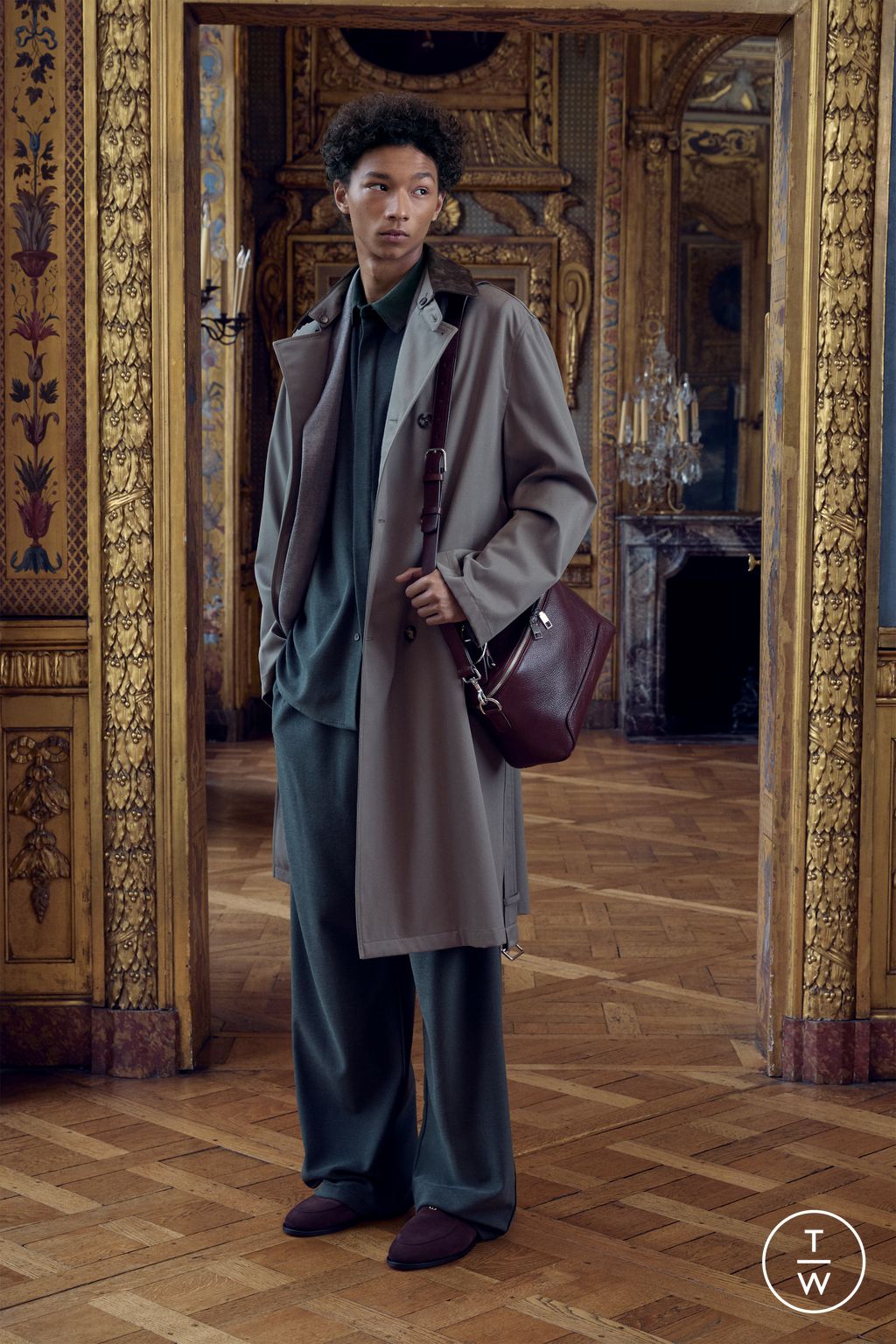 Fashion Week Paris Pre-Fall 2026 look 25 from the Dior Homme collection menswear