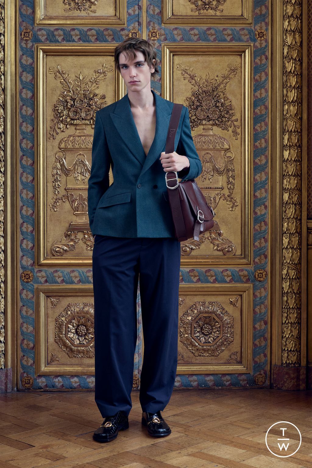 Fashion Week Paris Pre-Fall 2026 look 32 from the Dior Homme collection menswear