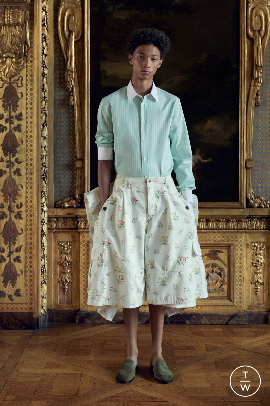 Fashion Week Paris Pre-Fall 2026 look 7 from the Dior Homme collection menswear