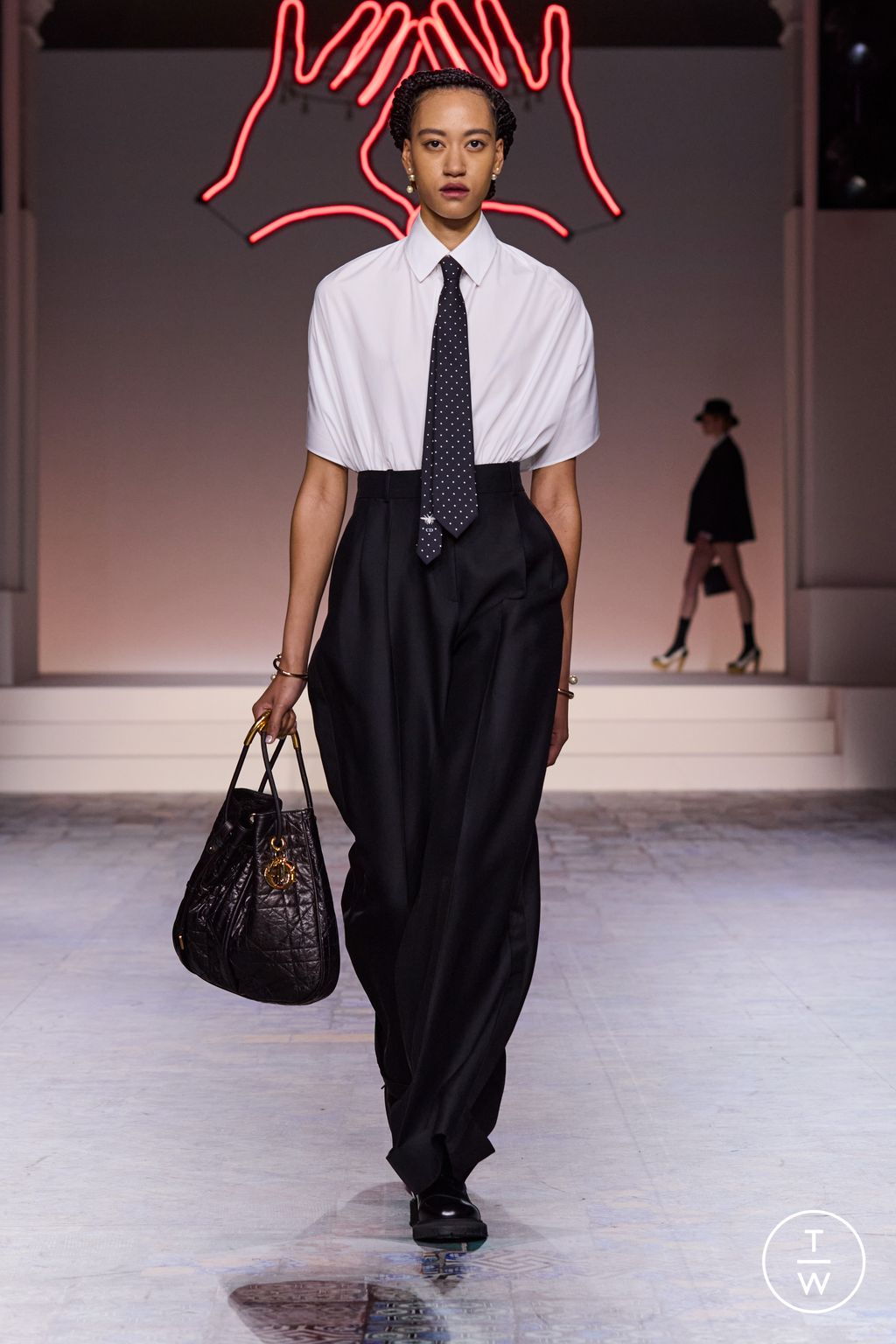 Fashion Week Paris Pre-Fall 2024 look 2 from the Christian Dior collection womenswear