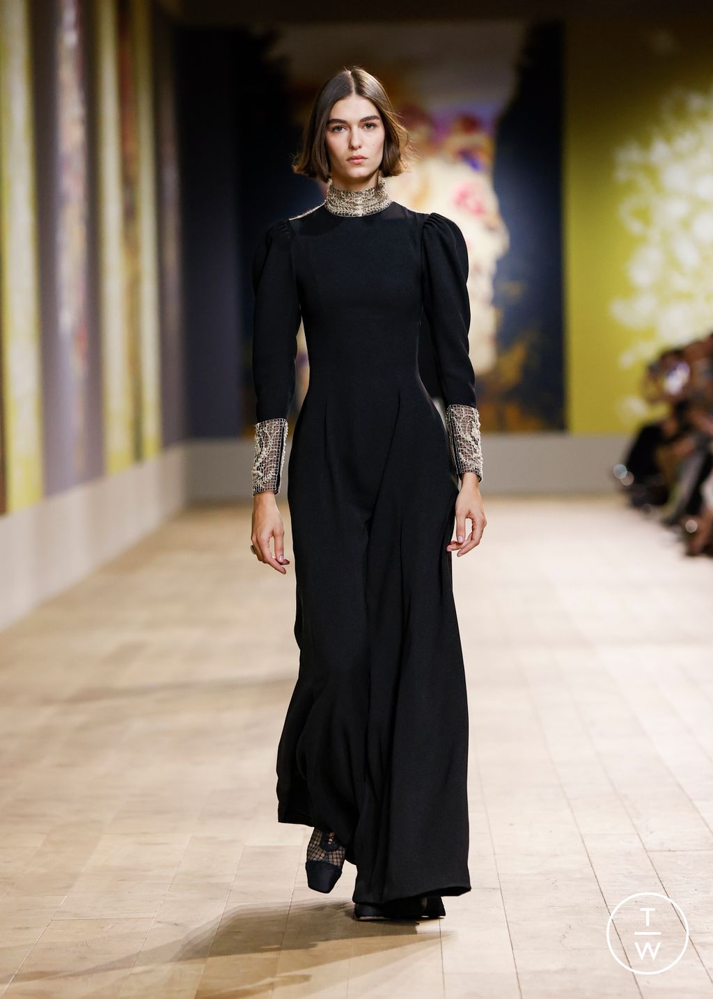 Fashion Week Paris Fall/Winter 2022 look 33 de la collection Christian Dior couture