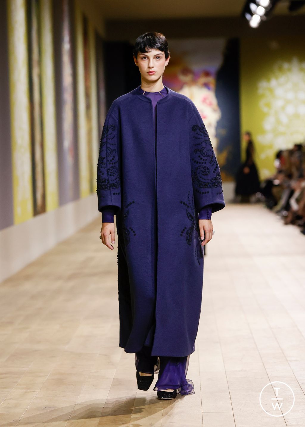 Fashion Week Paris Fall/Winter 2022 look 51 de la collection Christian Dior couture