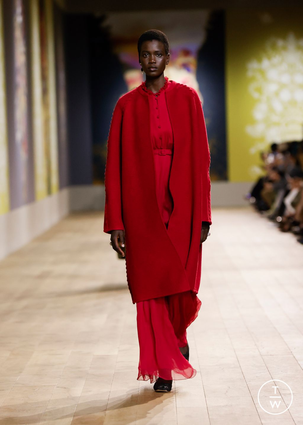 Fashion Week Paris Fall/Winter 2022 look 61 de la collection Christian Dior couture