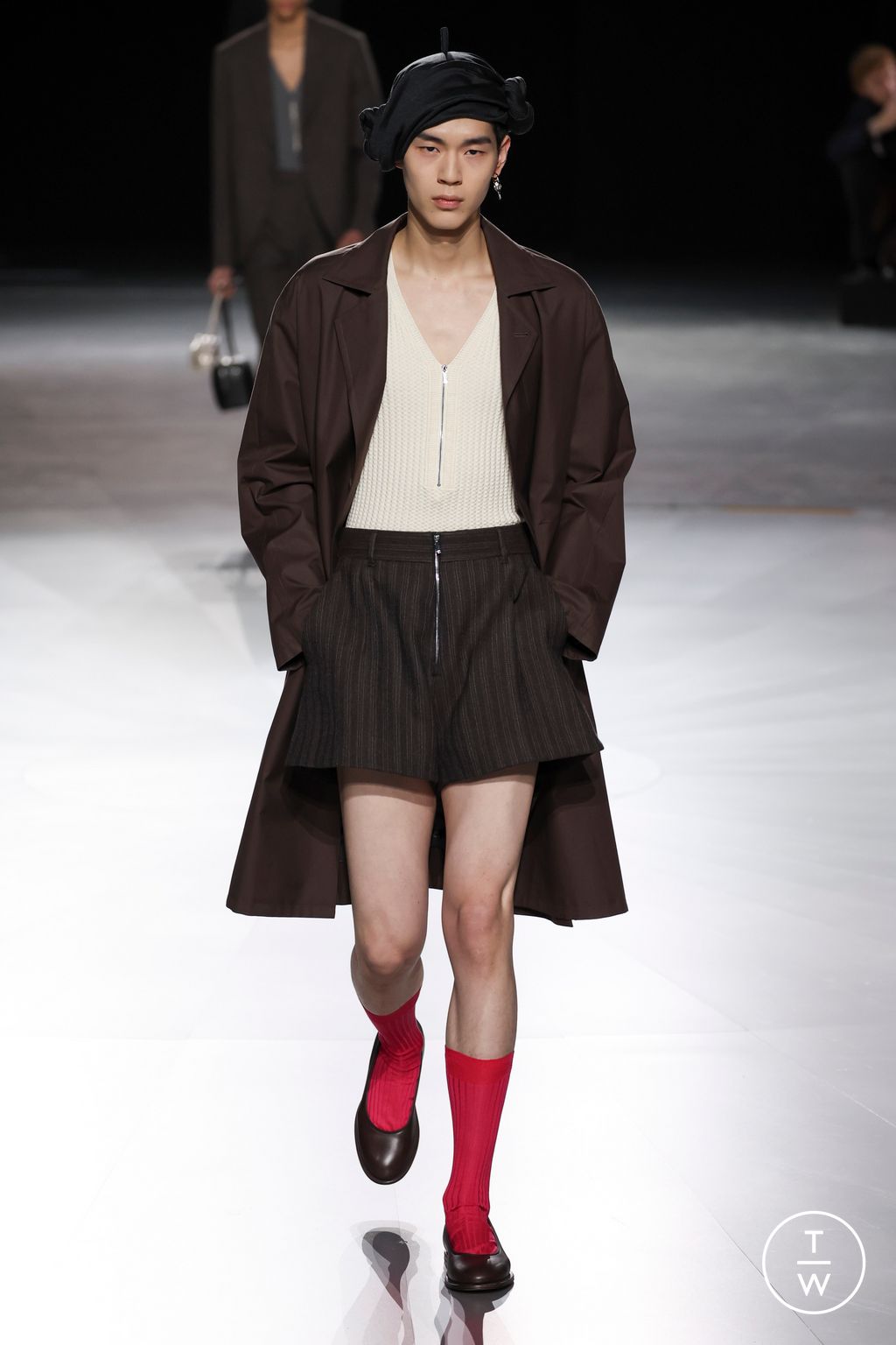 Fashion Week Paris Fall/Winter 2024 look 5 from the Dior Men collection menswear