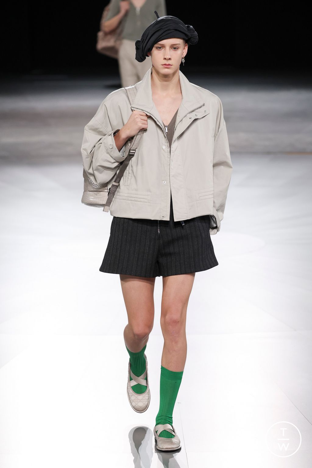 Fashion Week Paris Fall/Winter 2024 look 10 from the Dior Men collection 男装