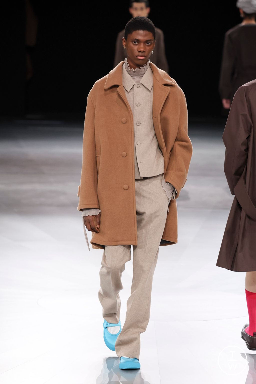 Fashion Week Paris Fall/Winter 2024 look 19 from the Dior Men collection 男装