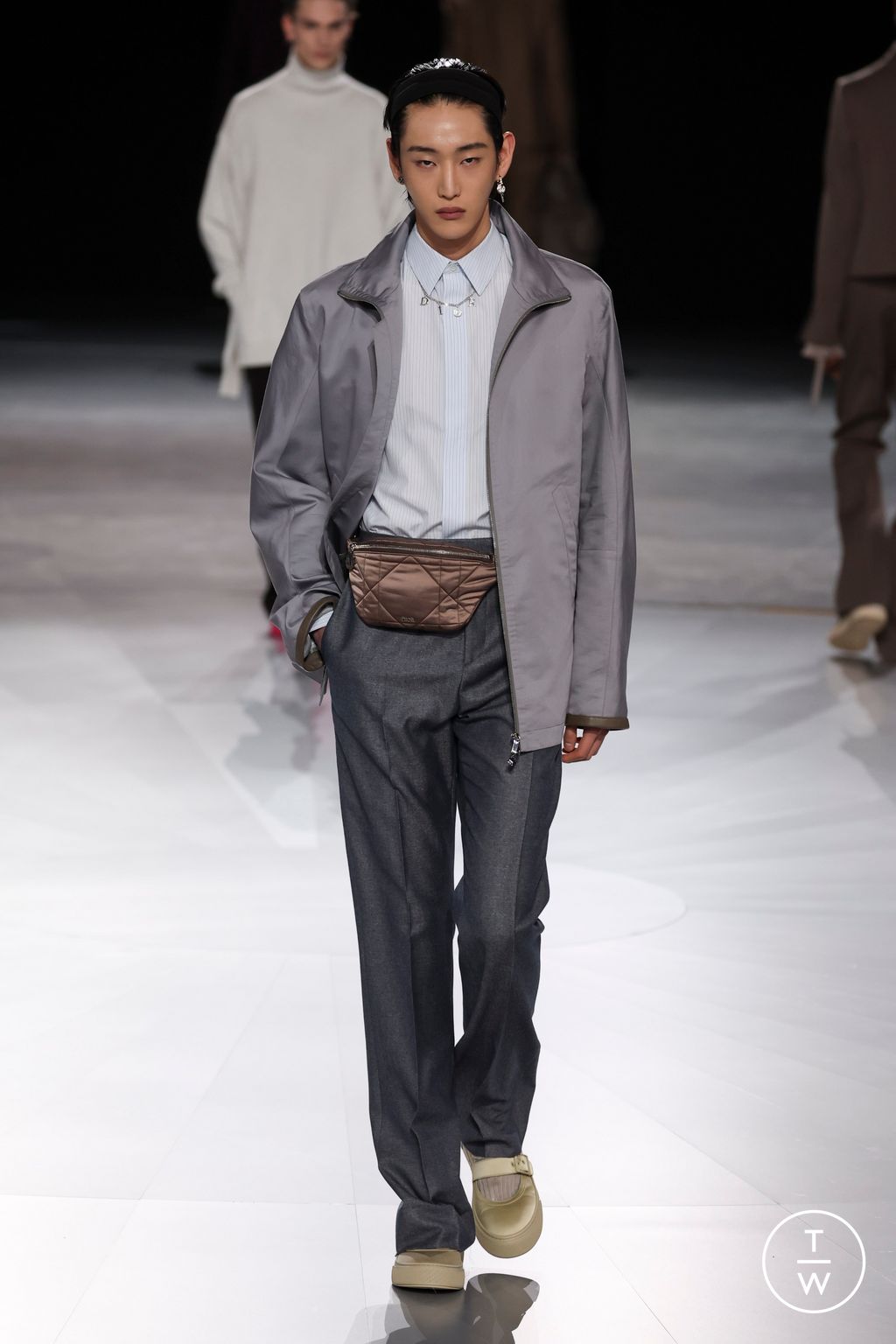 Fashion Week Paris Fall/Winter 2024 look 31 from the Dior Men collection 男装