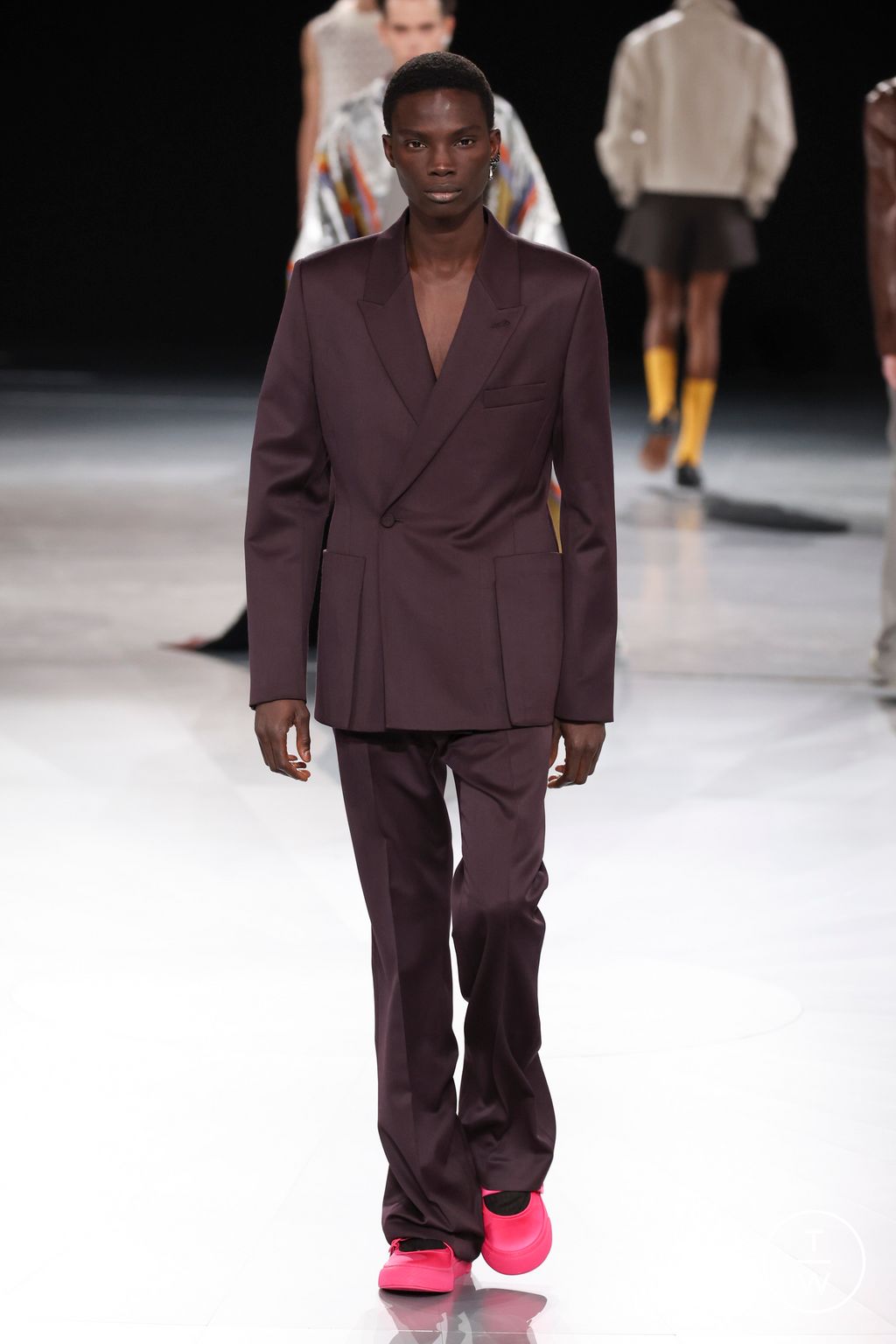 Fashion Week Paris Fall/Winter 2024 look 40 from the Dior Men collection 男装