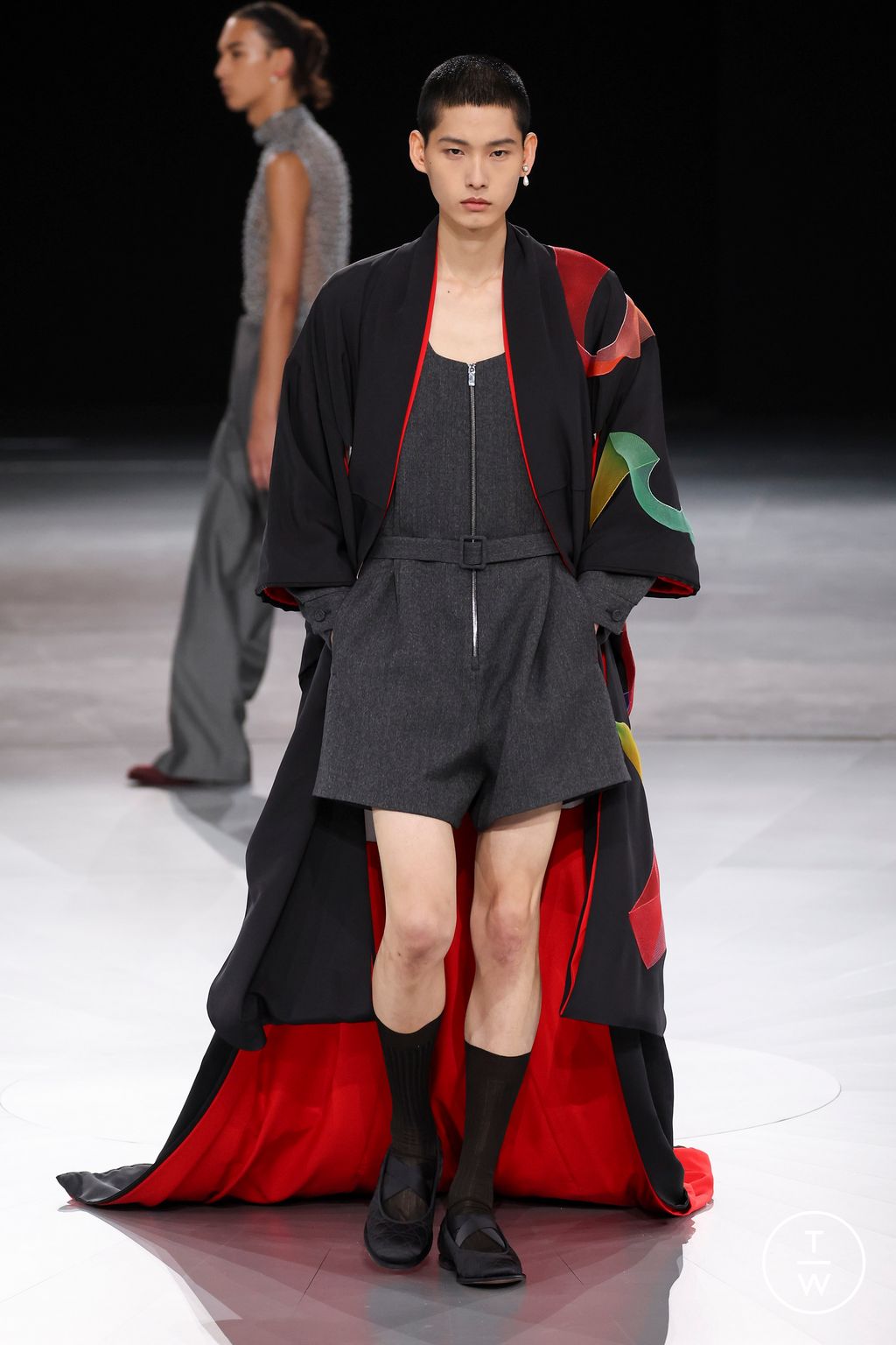Fashion Week Paris Fall/Winter 2024 look 60 de la collection Dior Men menswear