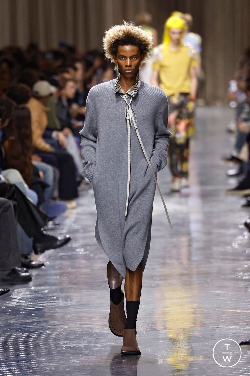 Fashion Week Paris Fall/Winter 2026 look 7 de la collection Dior Homme menswear