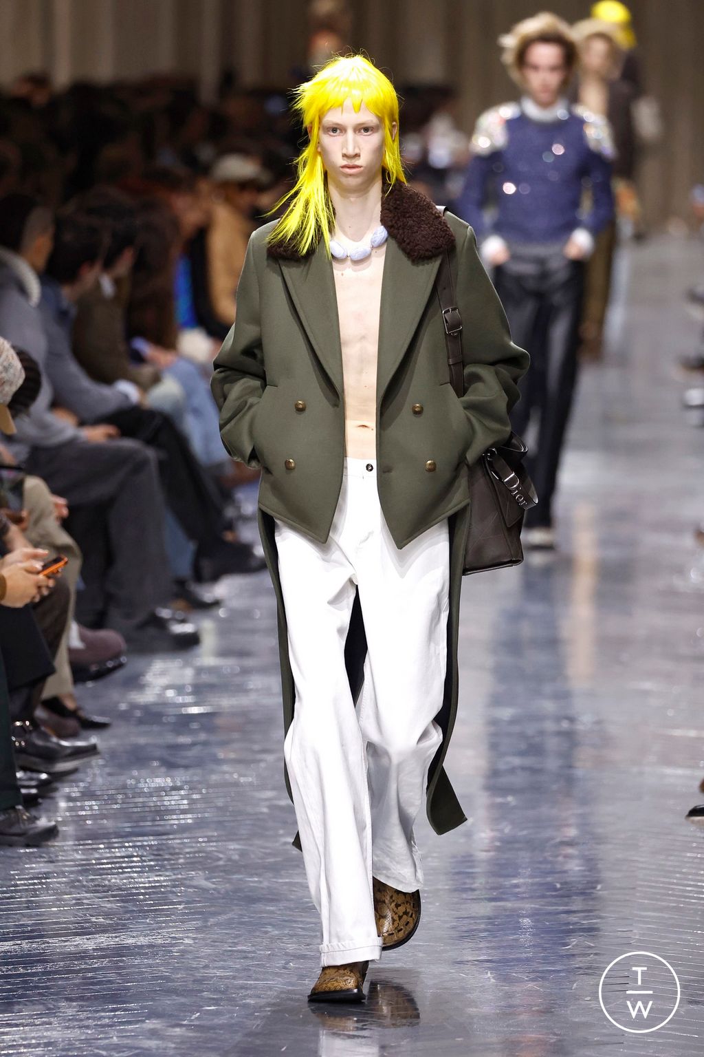 Fashion Week Paris Fall/Winter 2026 look 20 de la collection Dior Homme menswear