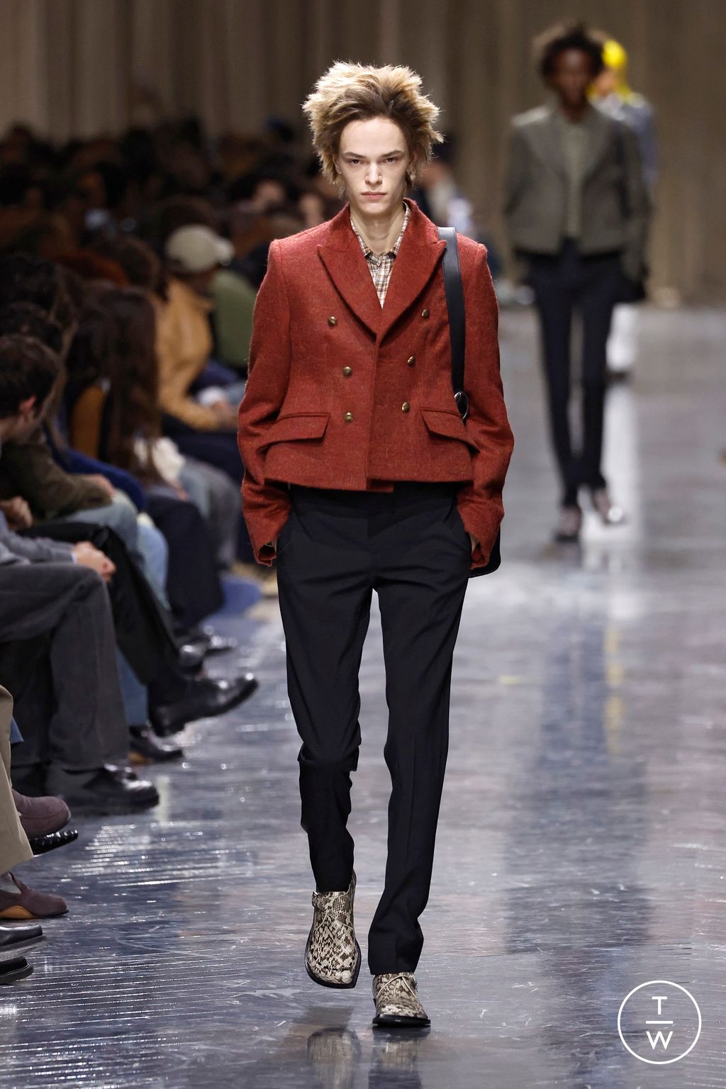 Fashion Week Paris Fall/Winter 2026 look 31 de la collection Dior Homme menswear