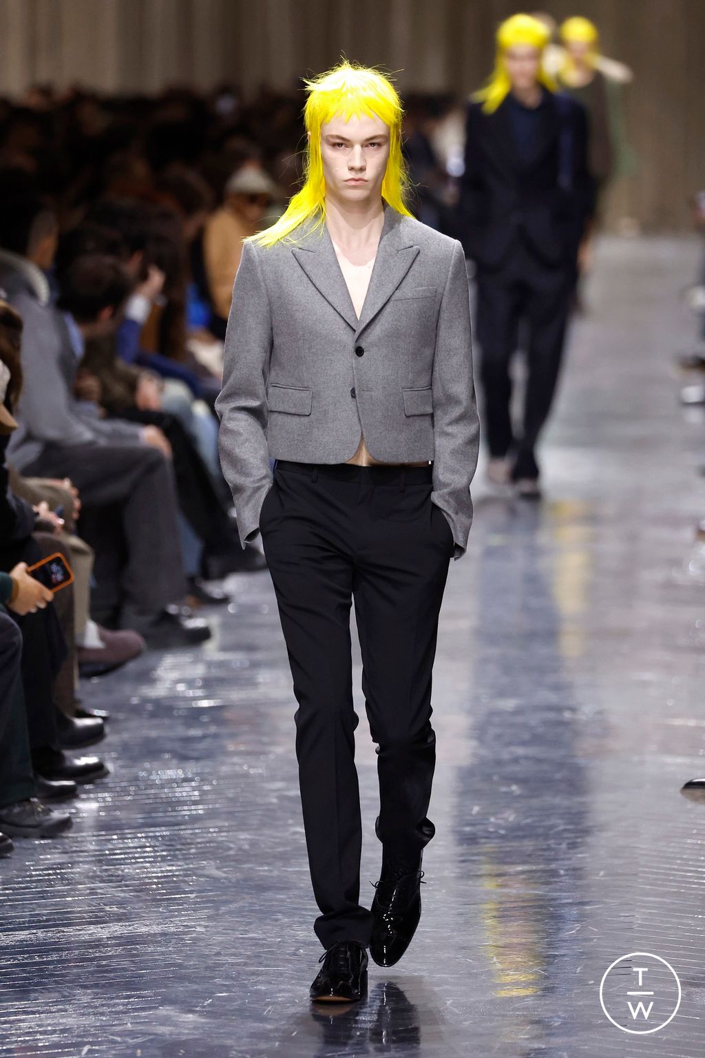 Fashion Week Paris Fall/Winter 2026 look 35 de la collection Dior Homme menswear