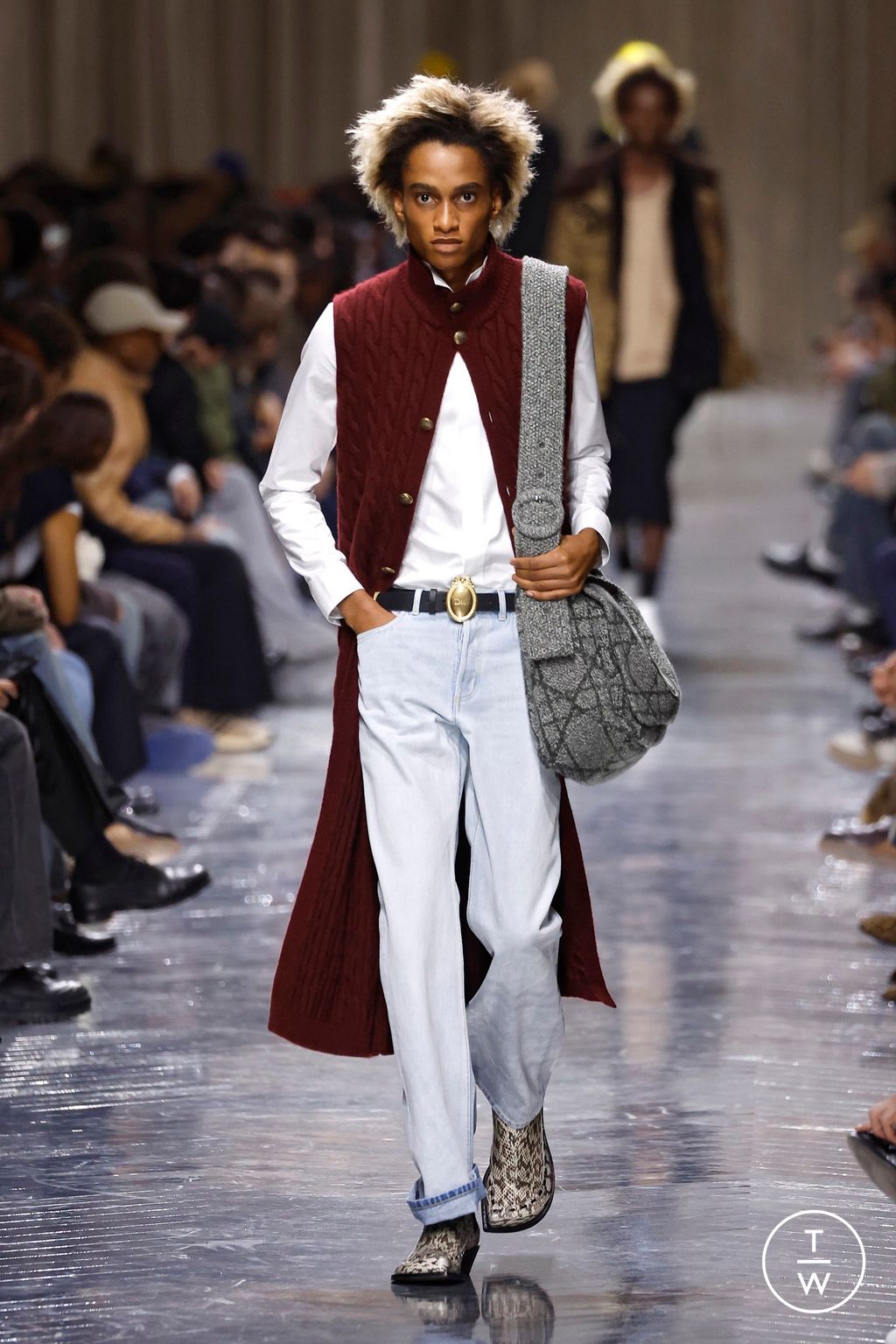 Fashion Week Paris Fall/Winter 2026 look 49 de la collection Dior Homme menswear