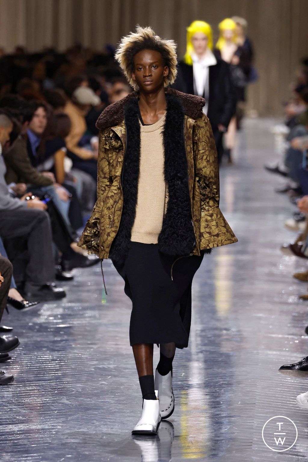 Fashion Week Paris Fall/Winter 2026 look 50 from the Dior Homme collection menswear