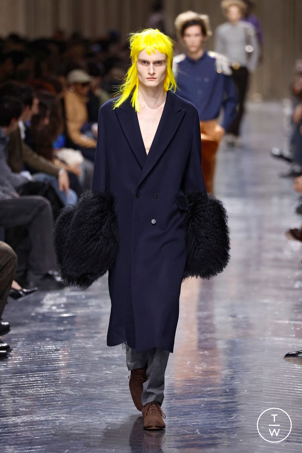 Fashion Week Paris Fall/Winter 2026 look 59 de la collection Dior Homme menswear