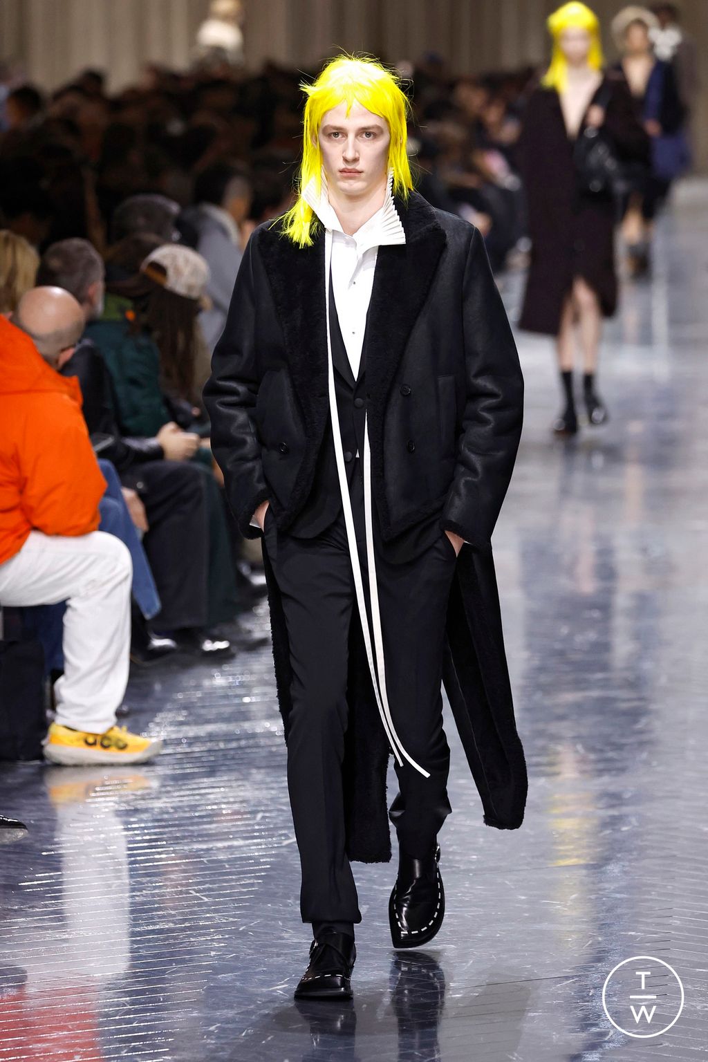 Fashion Week Paris Fall/Winter 2026 look 51 from the Dior Homme collection 男装