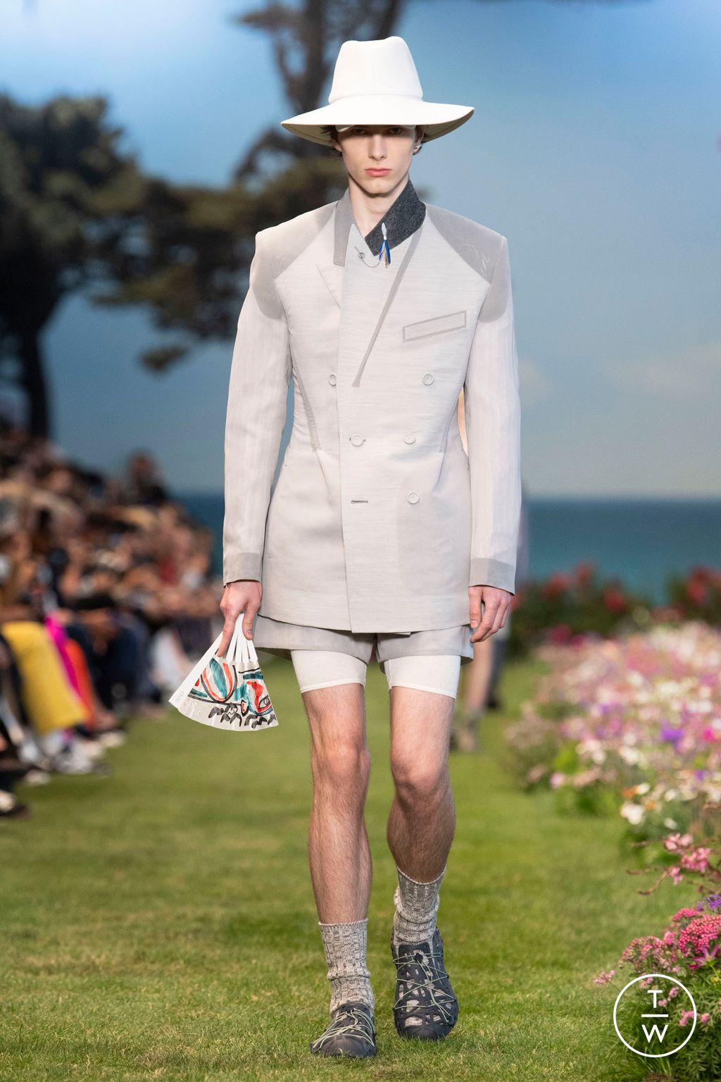 Fashion Week Paris Spring/Summer 2023 look 49 from the Dior Men collection 男装