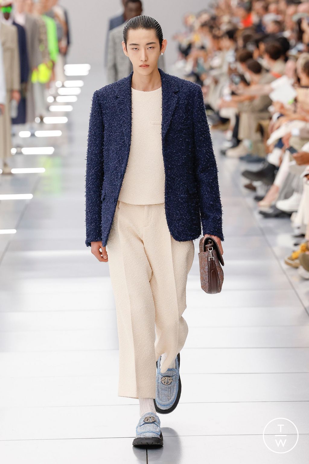 Fashion Week Paris Spring/Summer 2024 look 4 from the Dior Men collection menswear