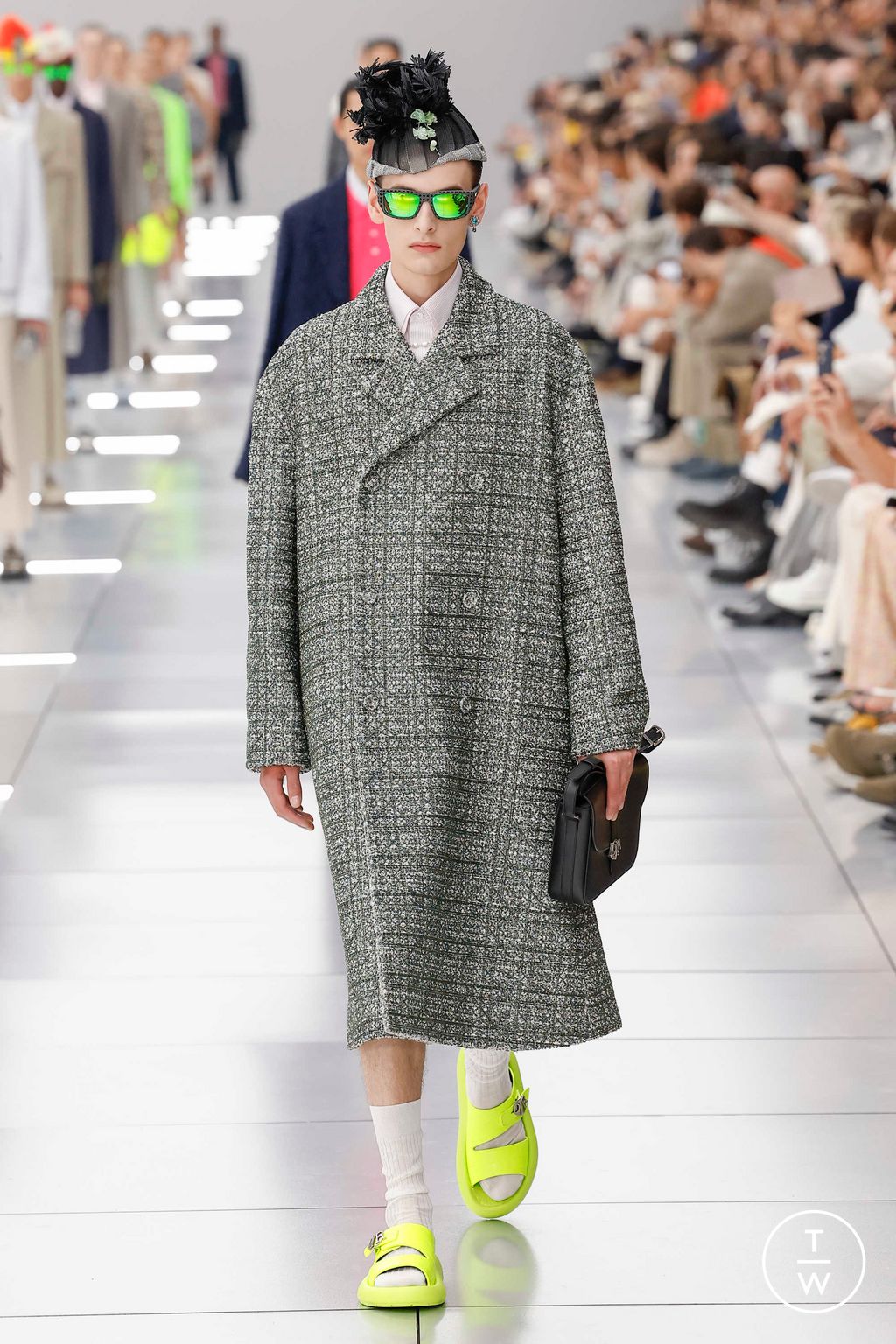 Fashion Week Paris Spring/Summer 2024 look 9 from the Dior Men collection 男装