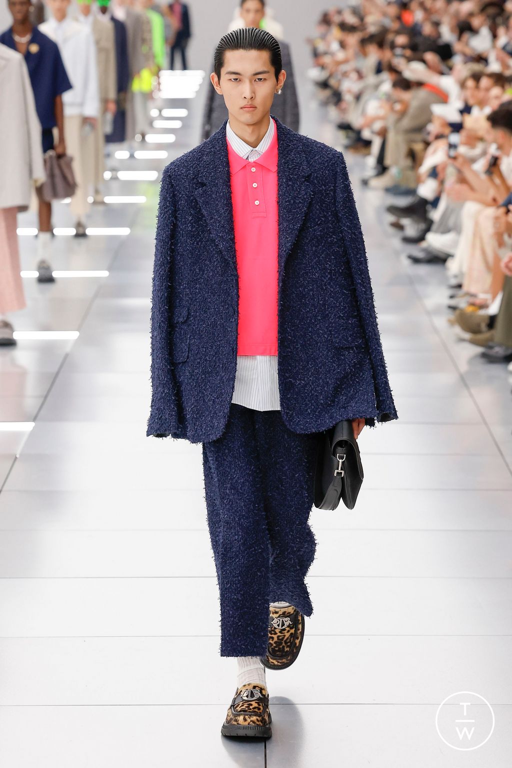 Fashion Week Paris Spring/Summer 2024 look 10 from the Dior Men collection 男装