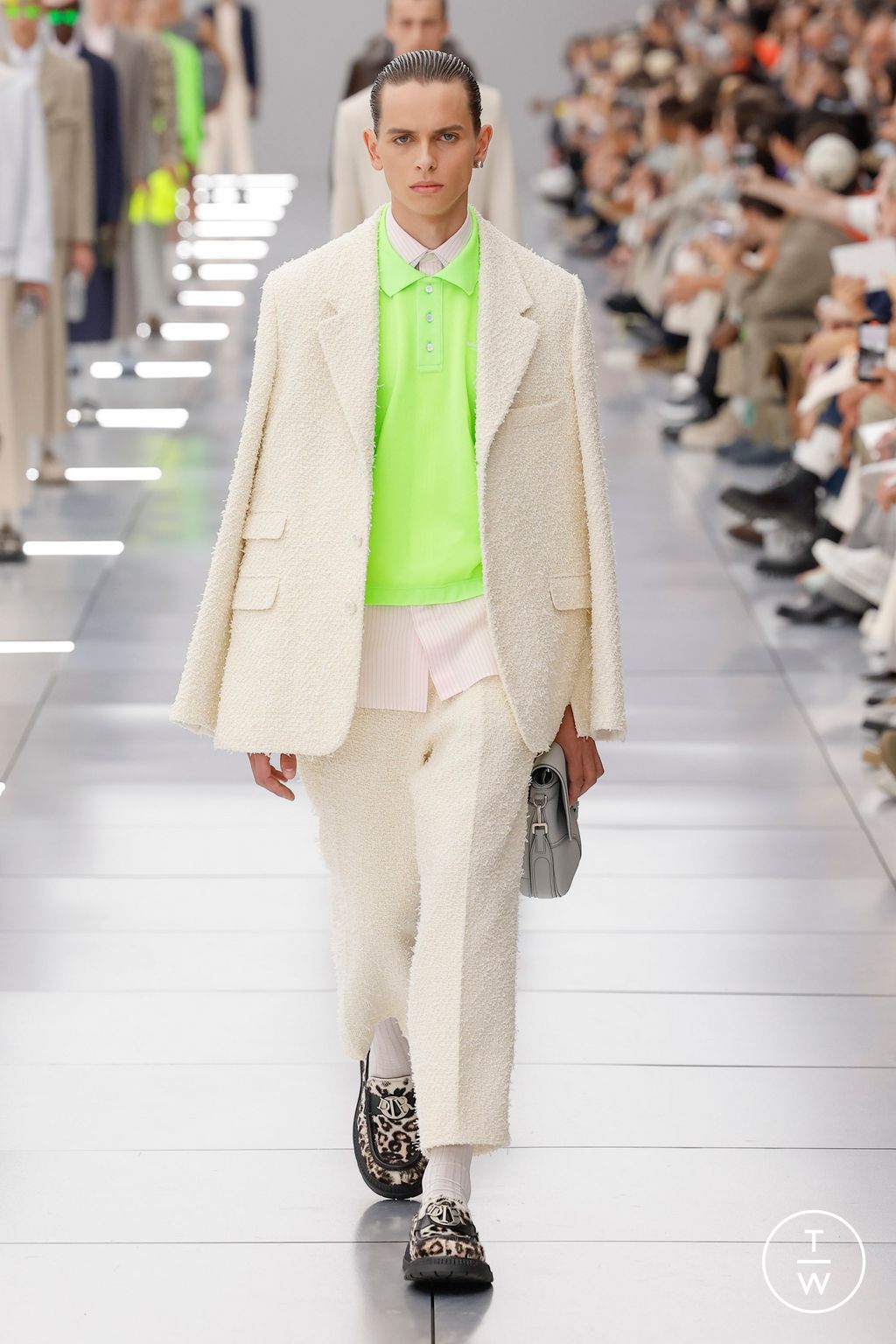 Fashion Week Paris Spring/Summer 2024 look 12 from the Dior Men collection menswear