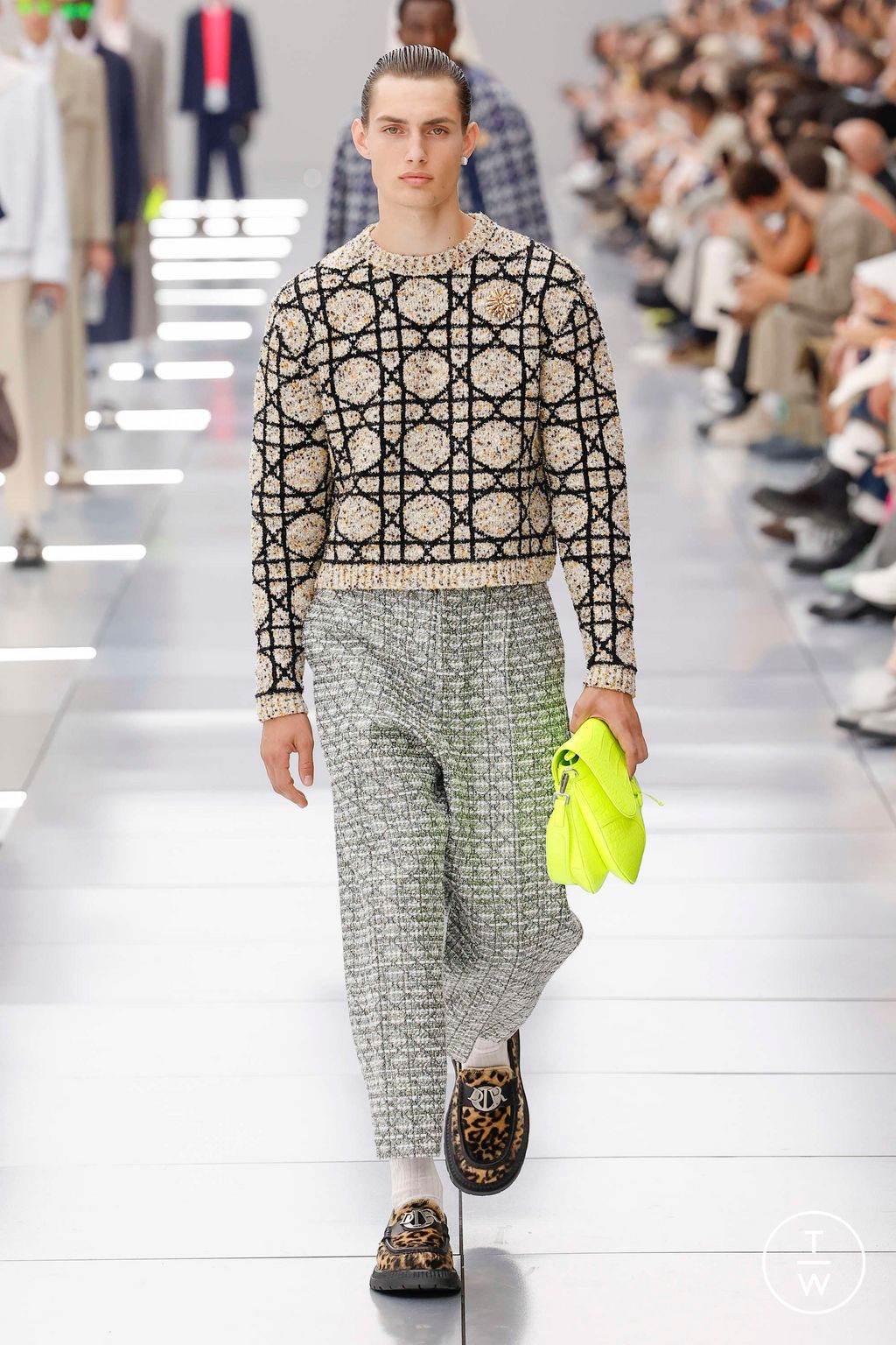 Fashion Week Paris Spring/Summer 2024 look 22 from the Dior Men collection menswear
