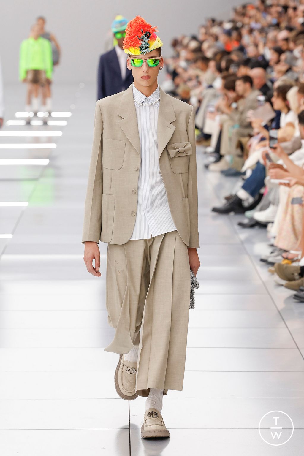 Fashion Week Paris Spring/Summer 2024 look 31 from the Dior Men collection menswear