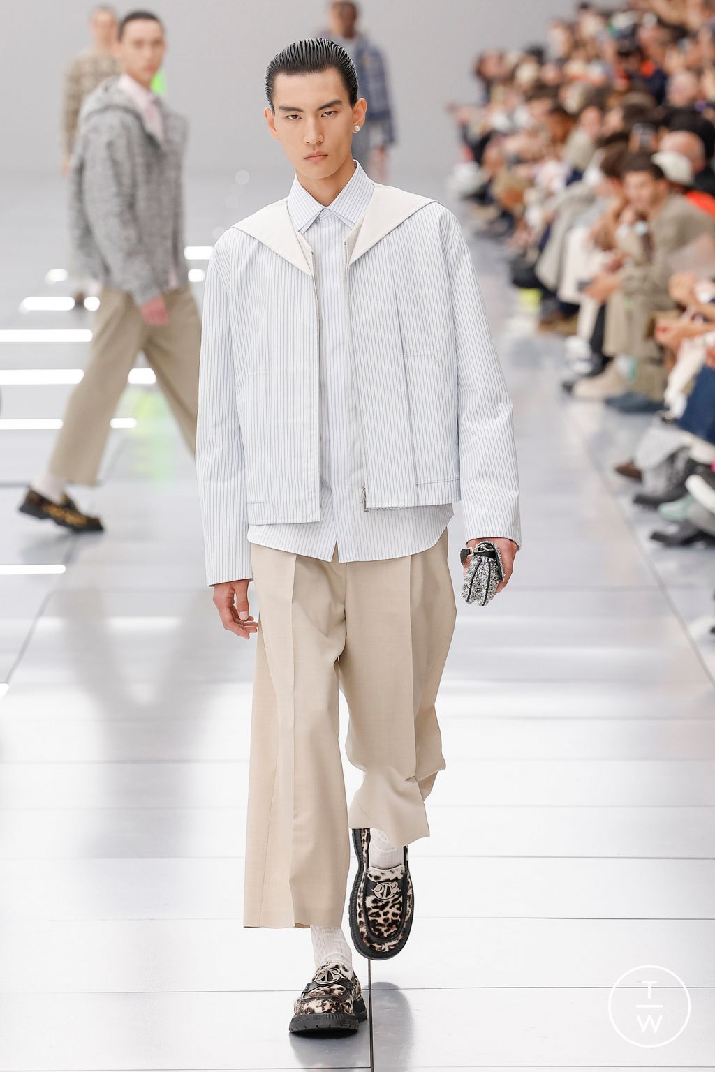 Fashion Week Paris Spring/Summer 2024 look 34 from the Dior Men collection menswear