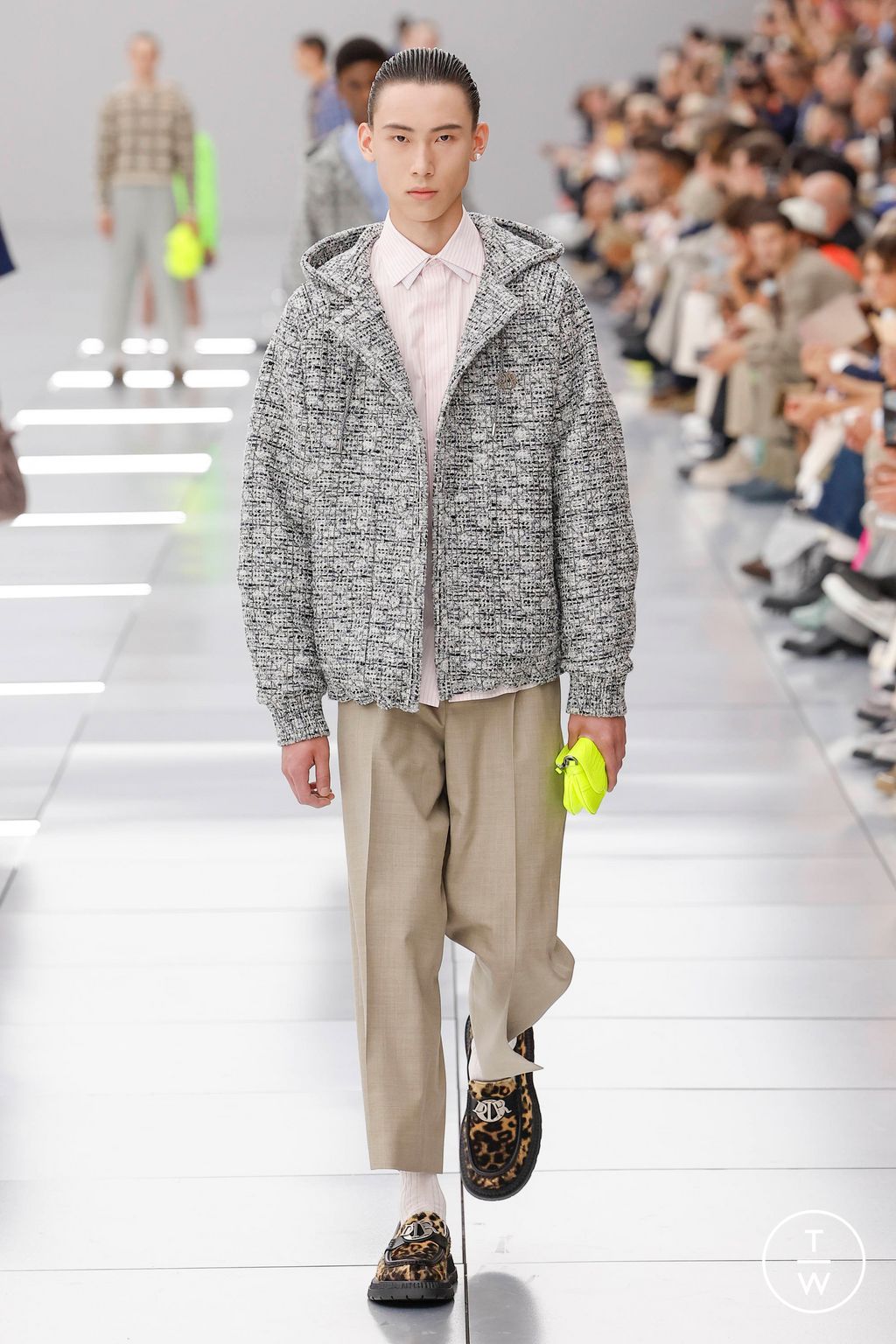 Fashion Week Paris Spring/Summer 2024 look 35 from the Dior Men collection menswear
