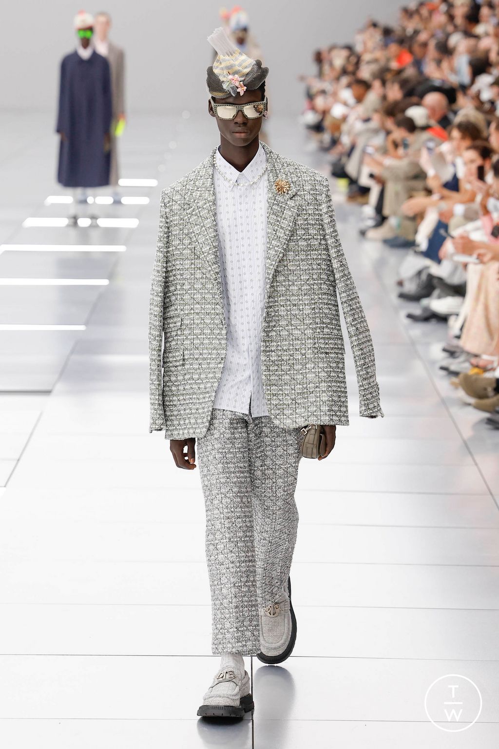 Fashion Week Paris Spring/Summer 2024 look 41 from the Dior Men collection 男装