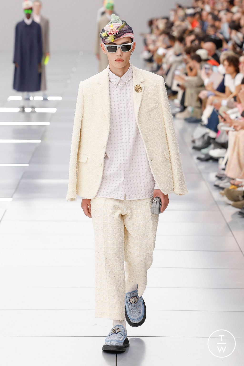 Fashion Week Paris Spring/Summer 2024 look 42 from the Dior Men collection 男装