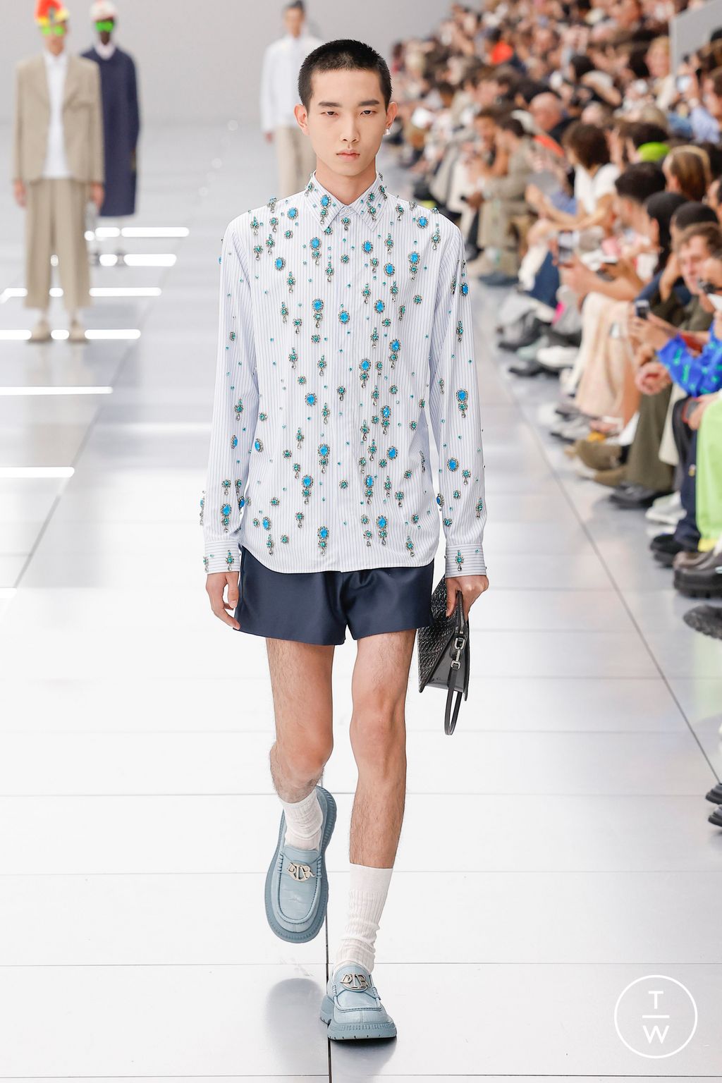 Fashion Week Paris Spring/Summer 2024 look 45 from the Dior Men collection menswear