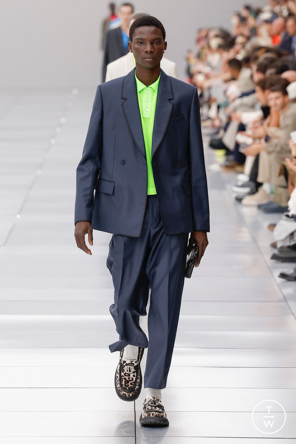Fashion Week Paris Spring/Summer 2024 look 46 from the Dior Men collection menswear